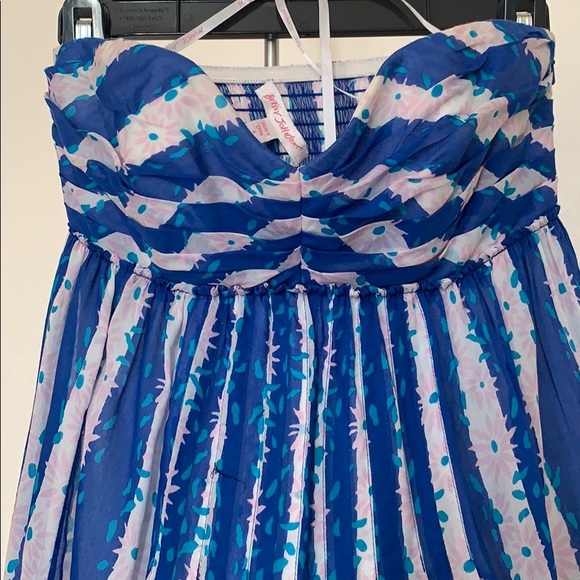 Betsey Johnson Strapless Ruffle Dress - Picture 3 of 10